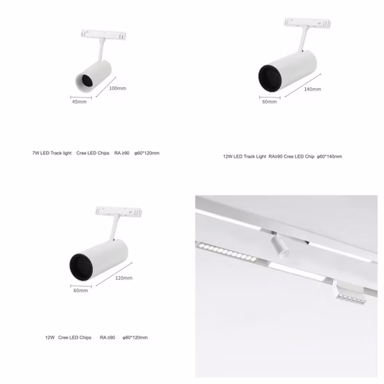 埋め込み LED トラック ライト マグネット トラック ライト 48V LED トラック 磁気ライト レール システム